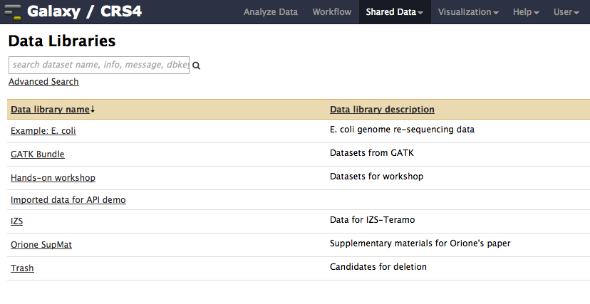 Import data