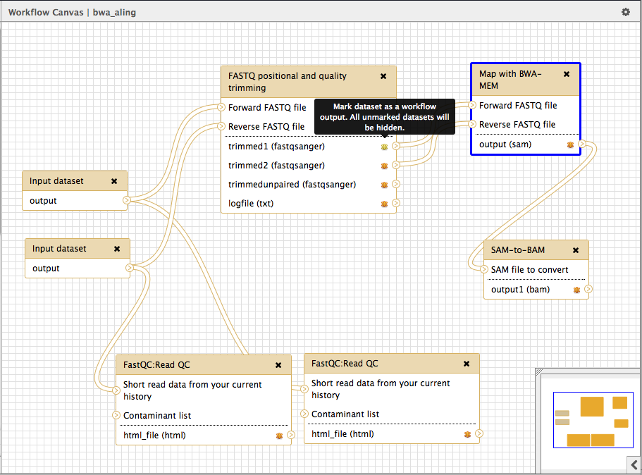 Workflow editor